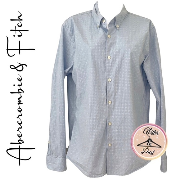 Abercrombie & Fitch Slim Stretch Long Sleeves Button Up - Picture 1 of 9